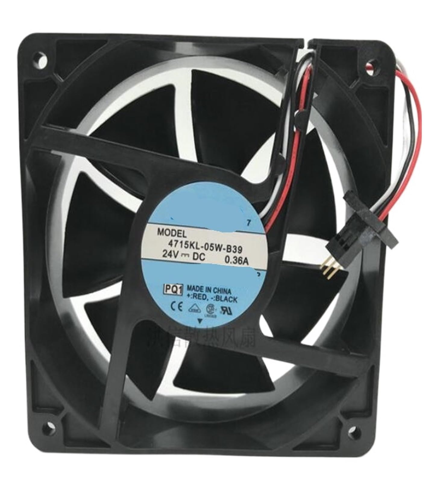LZIKKGKI 4715KL-05W-B39 24V 0.36A cooling fan three-pin plug