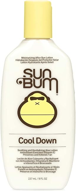Sun Bum Cool Down After Sun Lotion, Made with Aloe Vera and Cocoa Butter to Soothe and Hydrate, Vegan and Cruelty Free, 237 ml