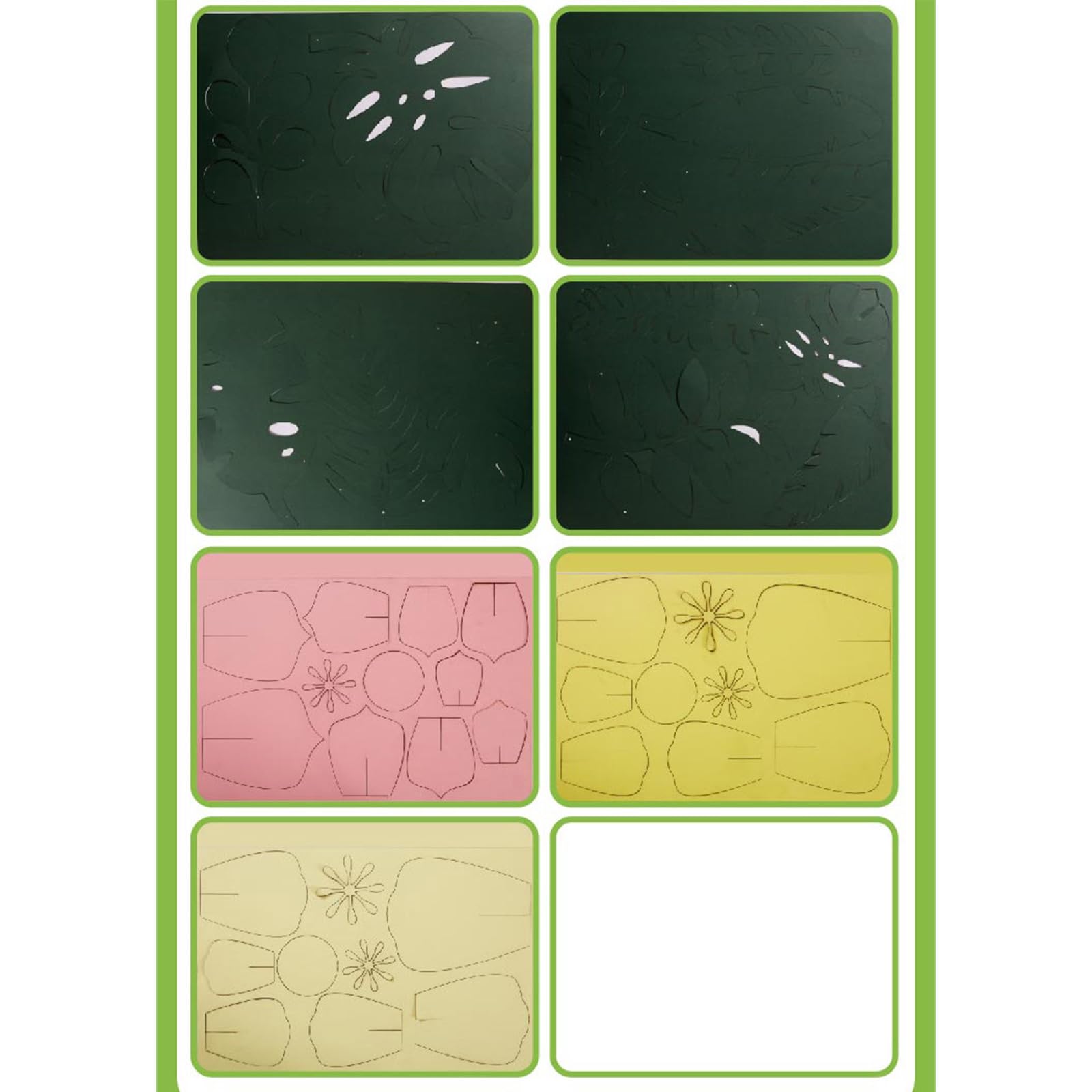 Einfaches Bastelset mit Blattblumen aus Papier für Kinder, Kunstaktivitäten und Dekorationszubehör für Feiertage, Partys, Bastelsets, Papierblattblumen