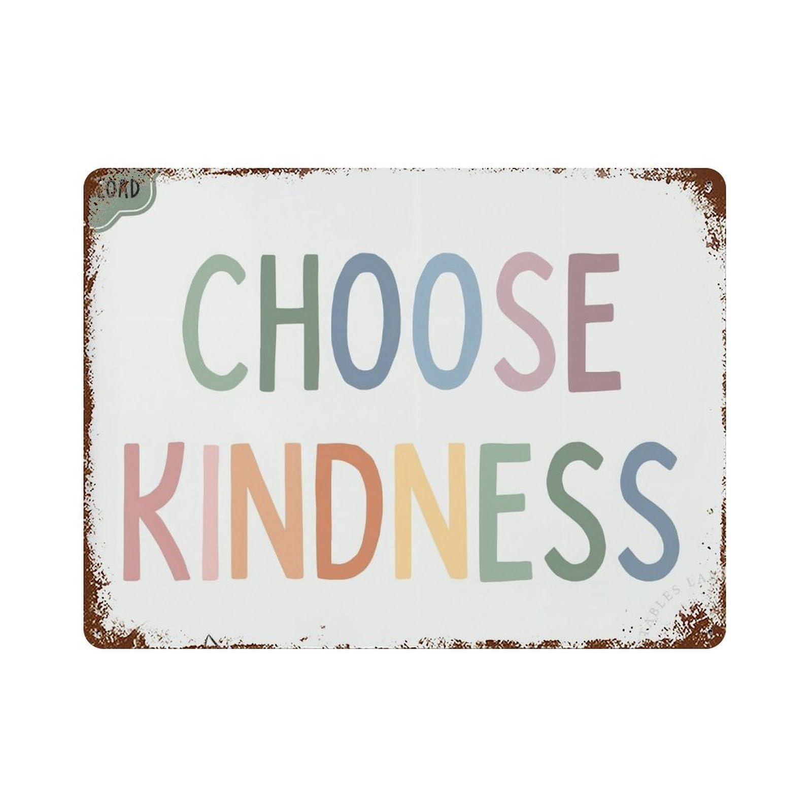 xiaoxiaoshen Kindness Matters, Inclusion Diversity, Clas Wall Decor Art Metal Tin Poster Modern Home Decor Art Home Bar Shop Decorations Vintage Sign 30x40cm
