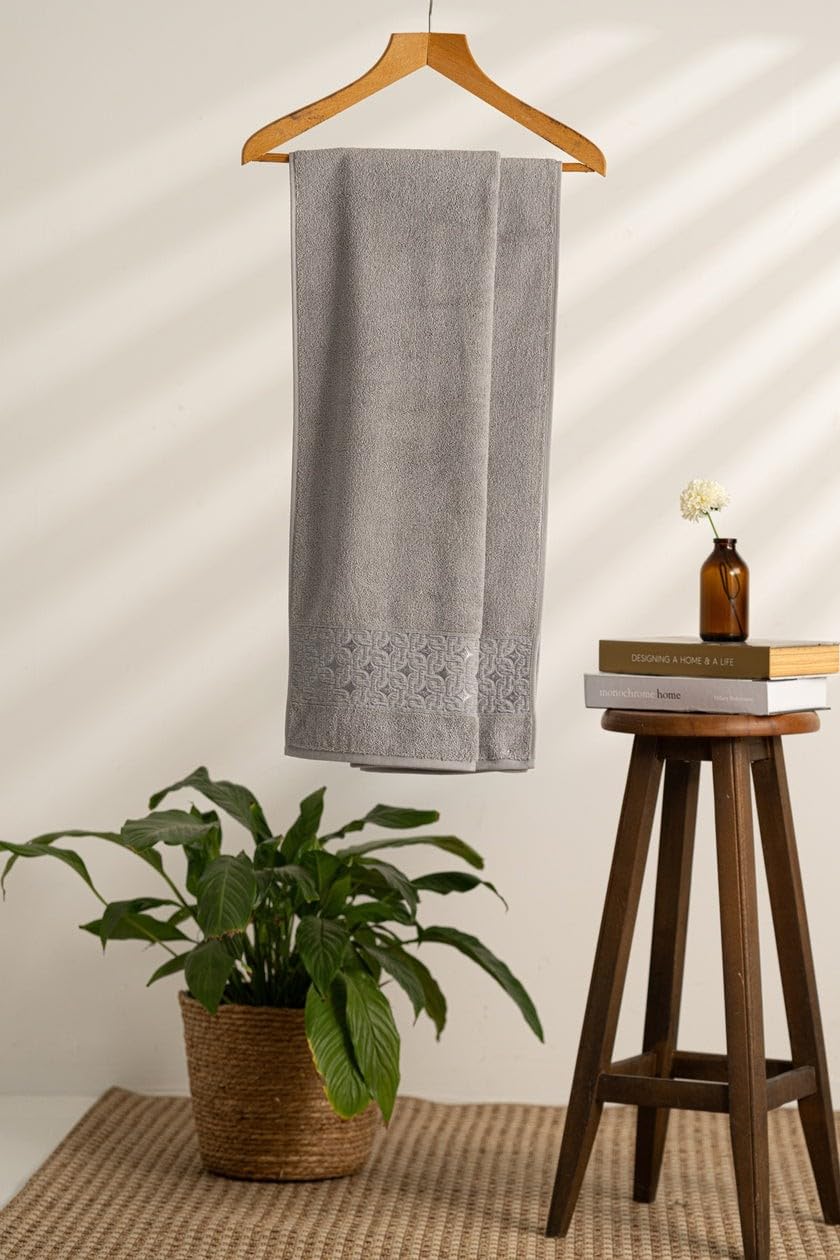 Soley Oppolo 70x140 Banyo Havlusu, Gri