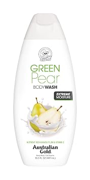 Australian Gold Green Pear Body Wash, 16.5 Ounce | Gentle & Moisturizing with Nutrient Rich Kakadu Plum & Vitamin E