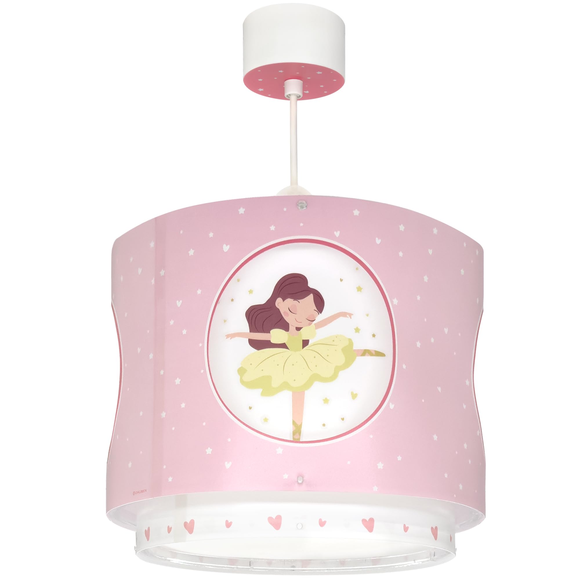 Dalber Lámpara Infantil De Techo Colgante Princess Dance Bailarina rosa, 60912, E27