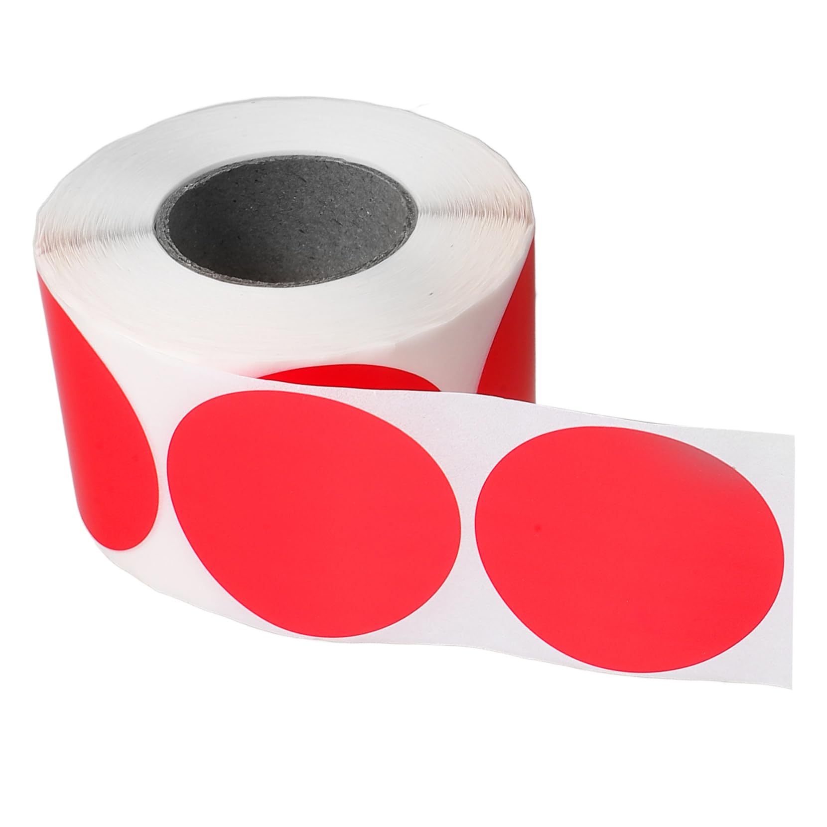 VILLCASE 4rollen Druckbare Runde Etiketten Selbstklebende Aufkleber Für Mailing Und Lagerung Beschriftbare Und Wasserfeste Etiketten Für Organisation Und Versand