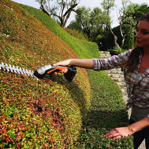 WORX Cordless Grass Shear & Shrub Trimmer, 20V 4" + 8" Bush Trimmer, WG801 - image 7