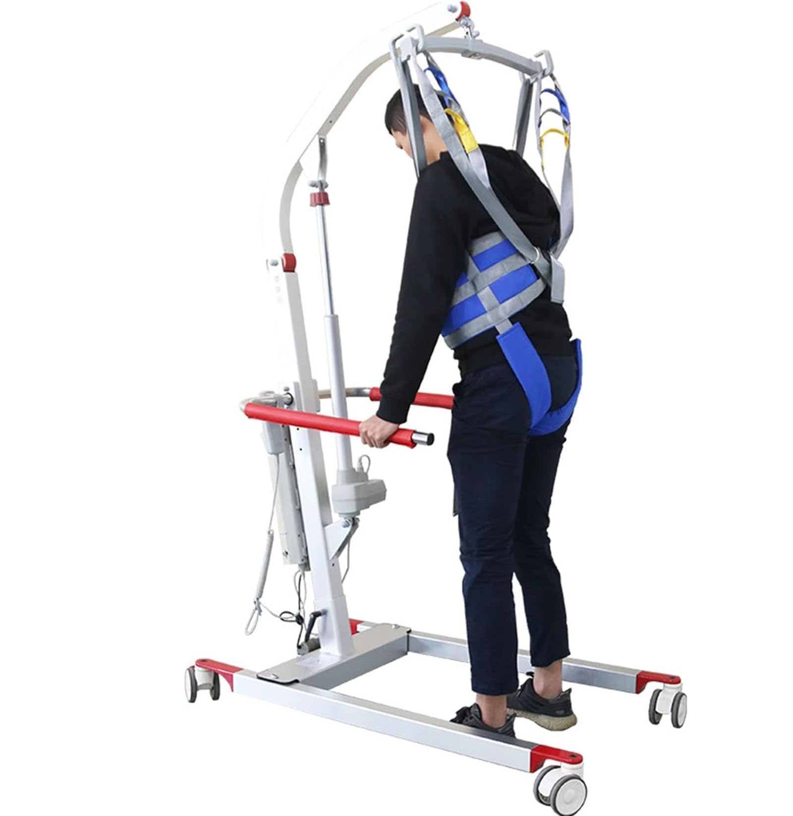 Arnés para Traslados, Arnés con Cabezal, Cabestrillo de Elevación de Paciente de Cuerpo Completo, Cinturón para Caminar Asistido por el Paciente, para Personas Mayores Discapacitado (Size : Medium)