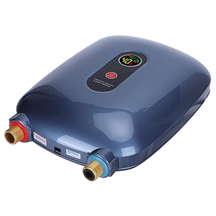 Electric Hot Water Heater, Stable Water Temperature Electric Water Heater, Fast Heating in 3 Seconds Instant Water Heater for Bathroom Shower Heater Kitchen(#1)'