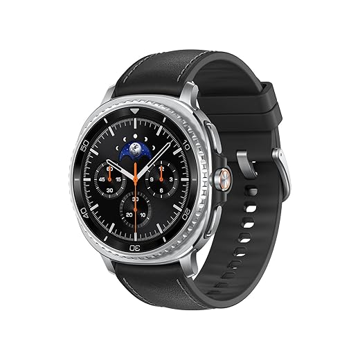 Samsung Galaxy Watch8 Classic Smartwatch, Fitness-Uhr und Fitness Tracker, Hybrid Band und Wearable Display, Drehbare Lünette, 64 GB Speicher, 46 mm, Bluetooth, Black, 3 Jahre Herstellergarantie