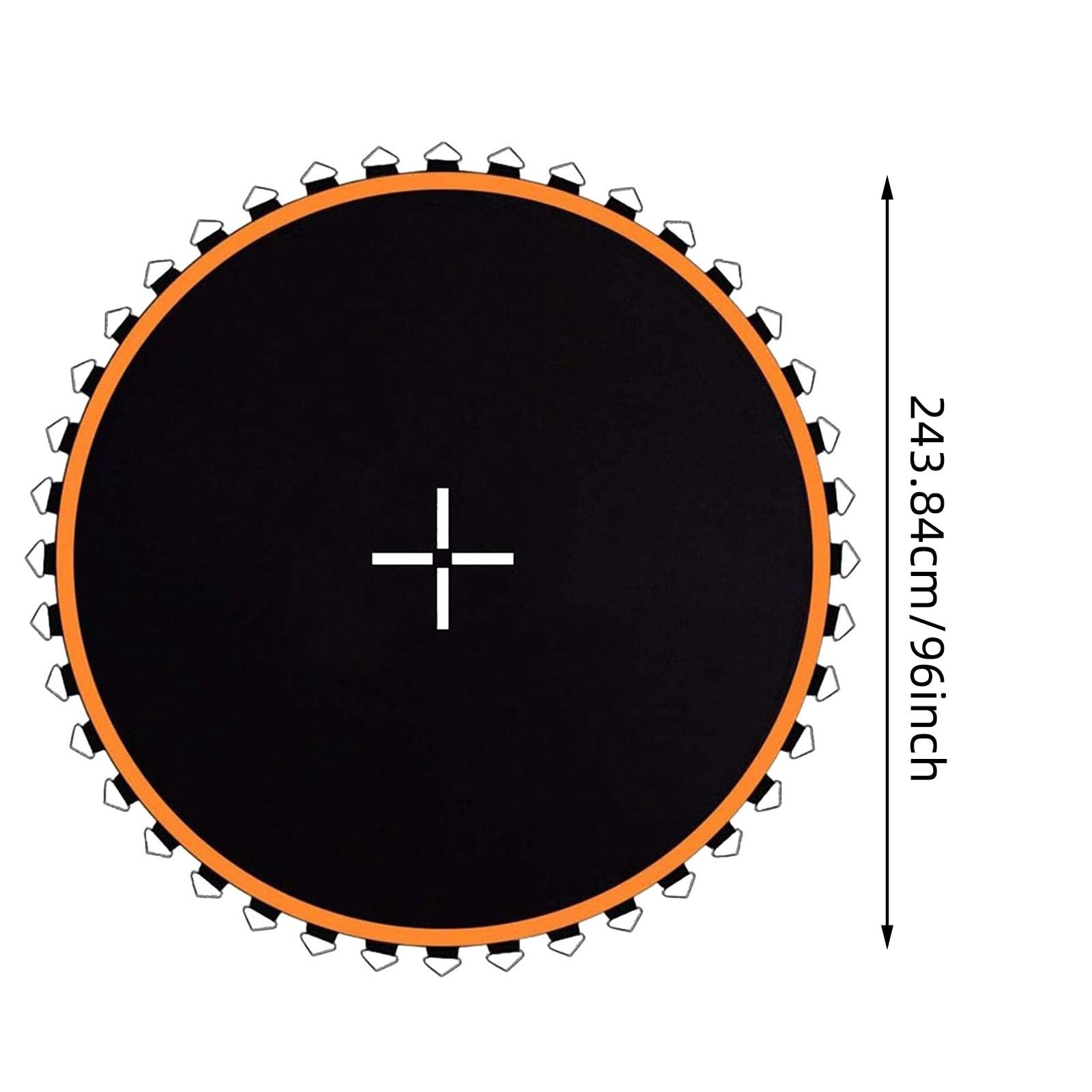 Tappeto elastico per bambini per il divertimento all'aria aperta, il tempo libero attivo, il tessuto robusto favorisce il movimento e la coordinazione dei bambini