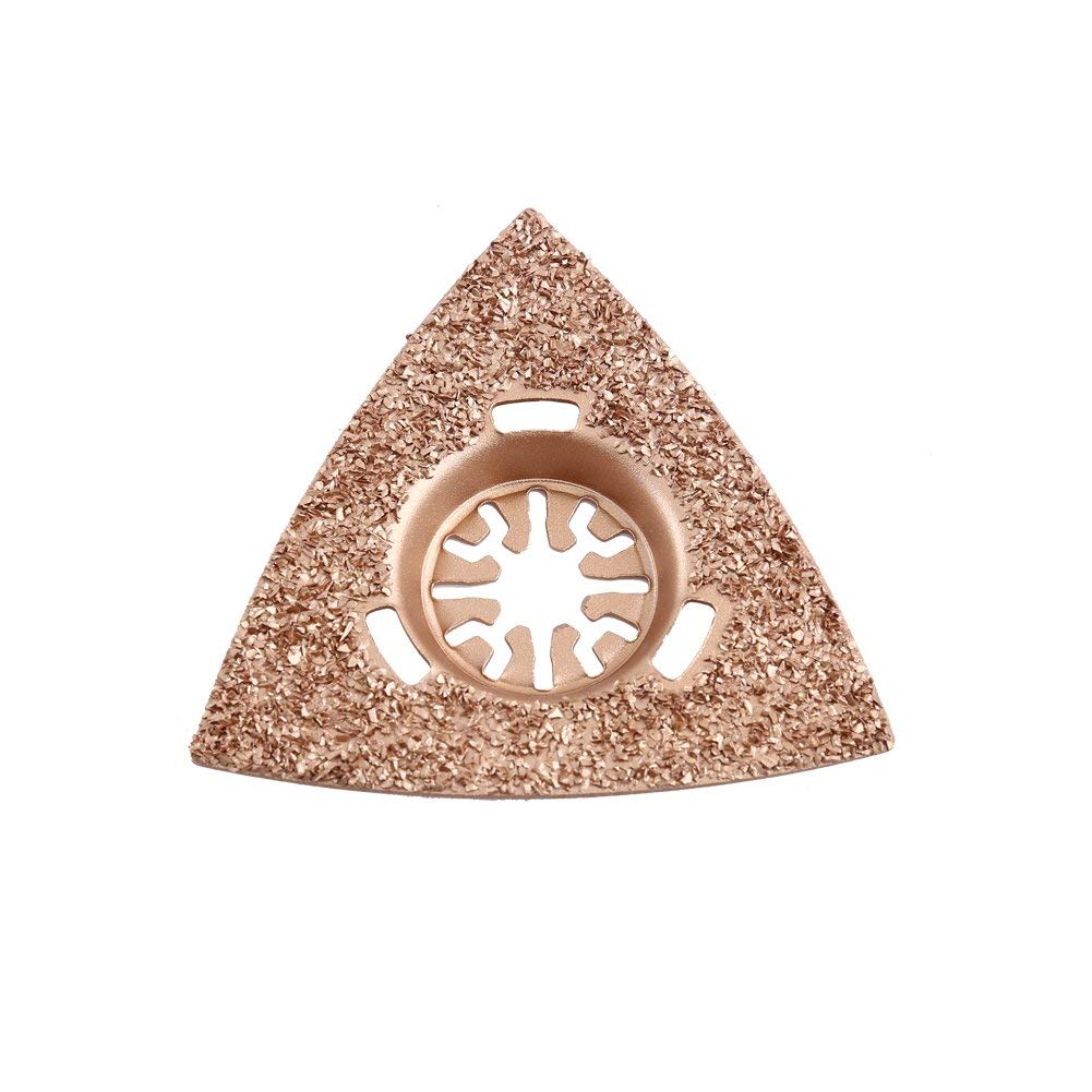 Utensili per il Taglio di Potenza Multi Tagliente per Seghe Oscillanti Accessori per Lama Universale, Set di Lame in Carburo, Compatibile con Legno Plastica Metalli Morbidi (6pcs Carbide)