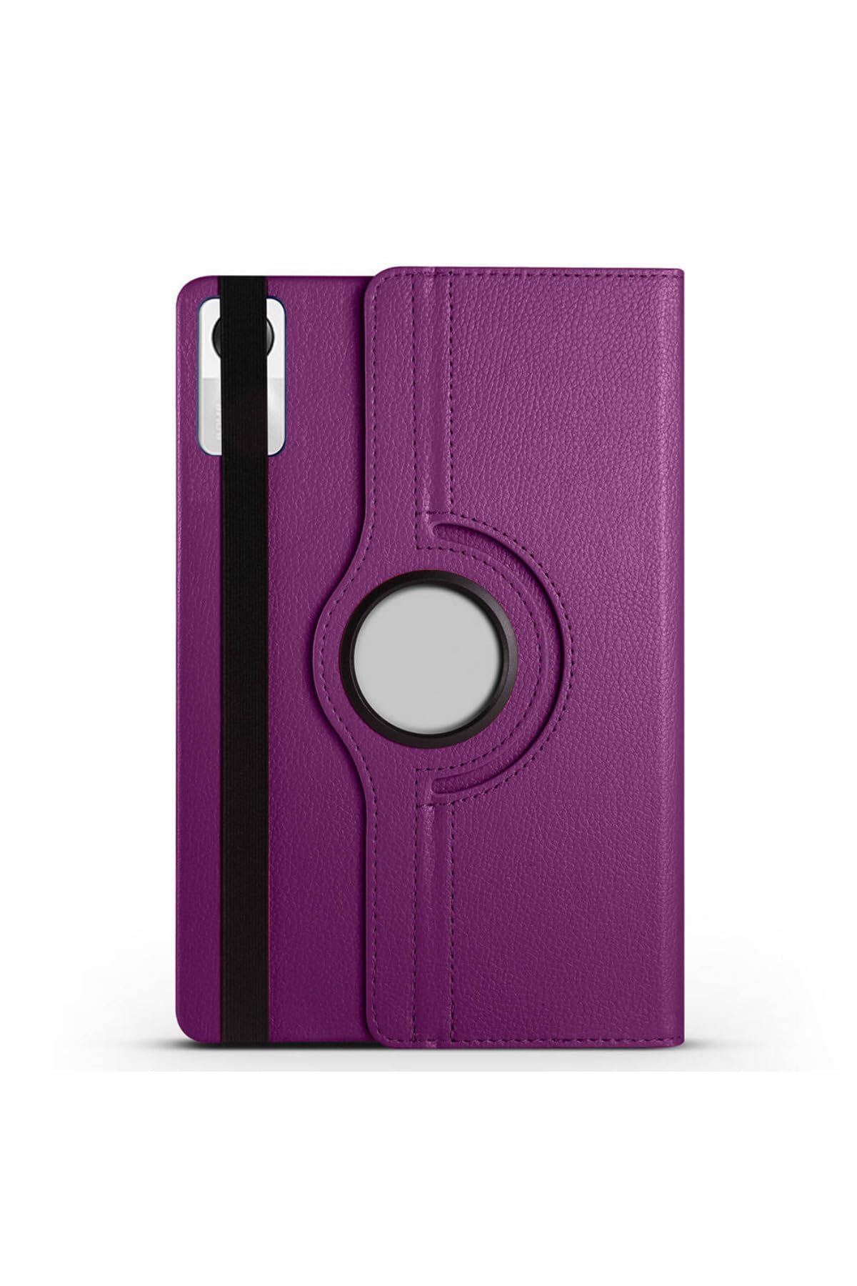 CONSTRAIN - Xiaomi Redmi Pad SE 11 İnç ile Uyumlu Kılıf Yatay-Dikey Standlı 360 Dönebilen Ön Arka Tam Koruma Kapak - Mor