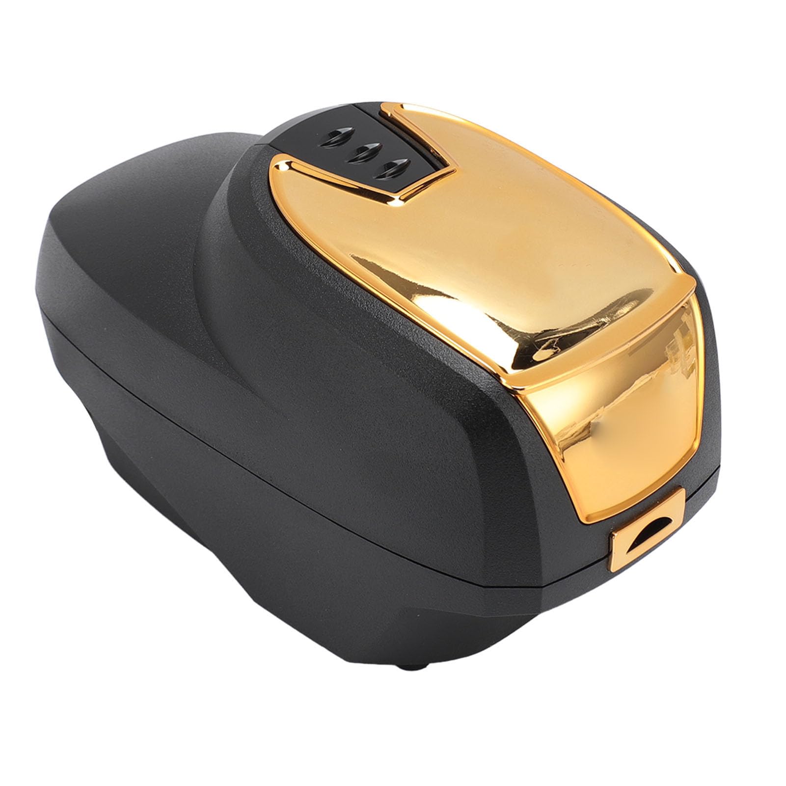 Macchina elettrica per schiuma da barbiere – Capacità extra-large, design elegante -oro, schiuma densa e duratura, dotata di tappetino antiscivolo – Adattatore UE 100-240 V