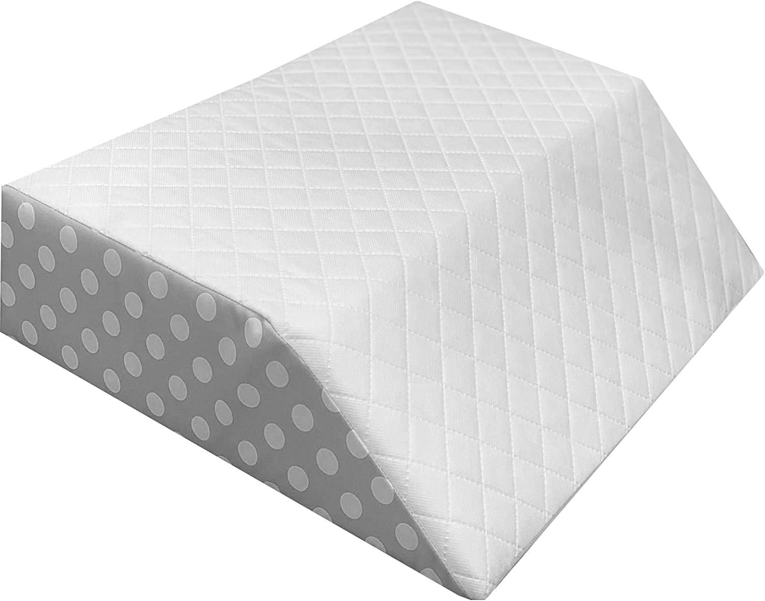 Bluemoon Bedding Leg Elevation Pillow for Sleeping - Restorology Leg Elevation Support Wedge Pillow for Circulation, Swelling, Foot & Knee Discomfort (Grey)