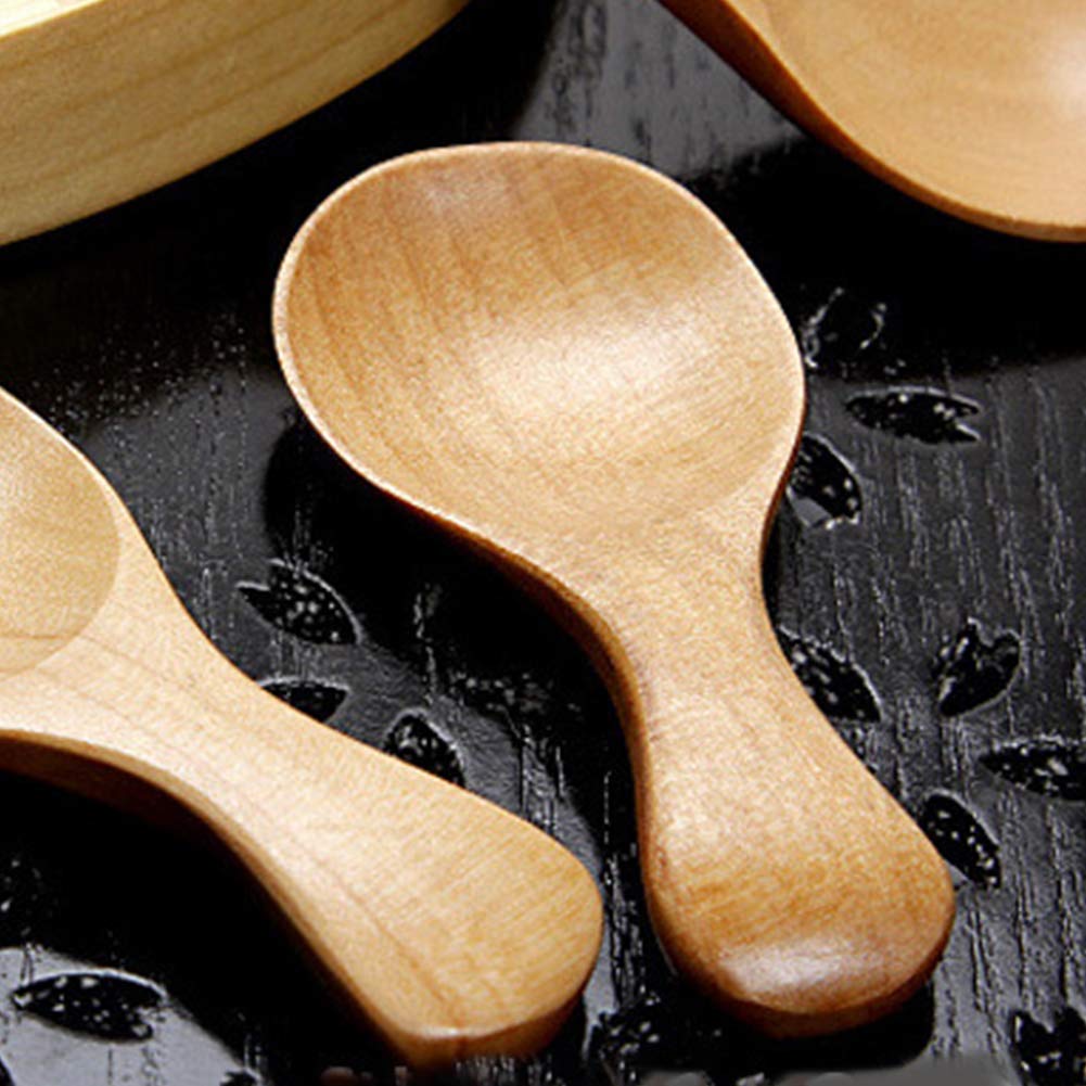 50 Mini Cucchiai In Legno Per Condimenti - Naturali E Ecologici Per Cucina E Casa - Foto 5