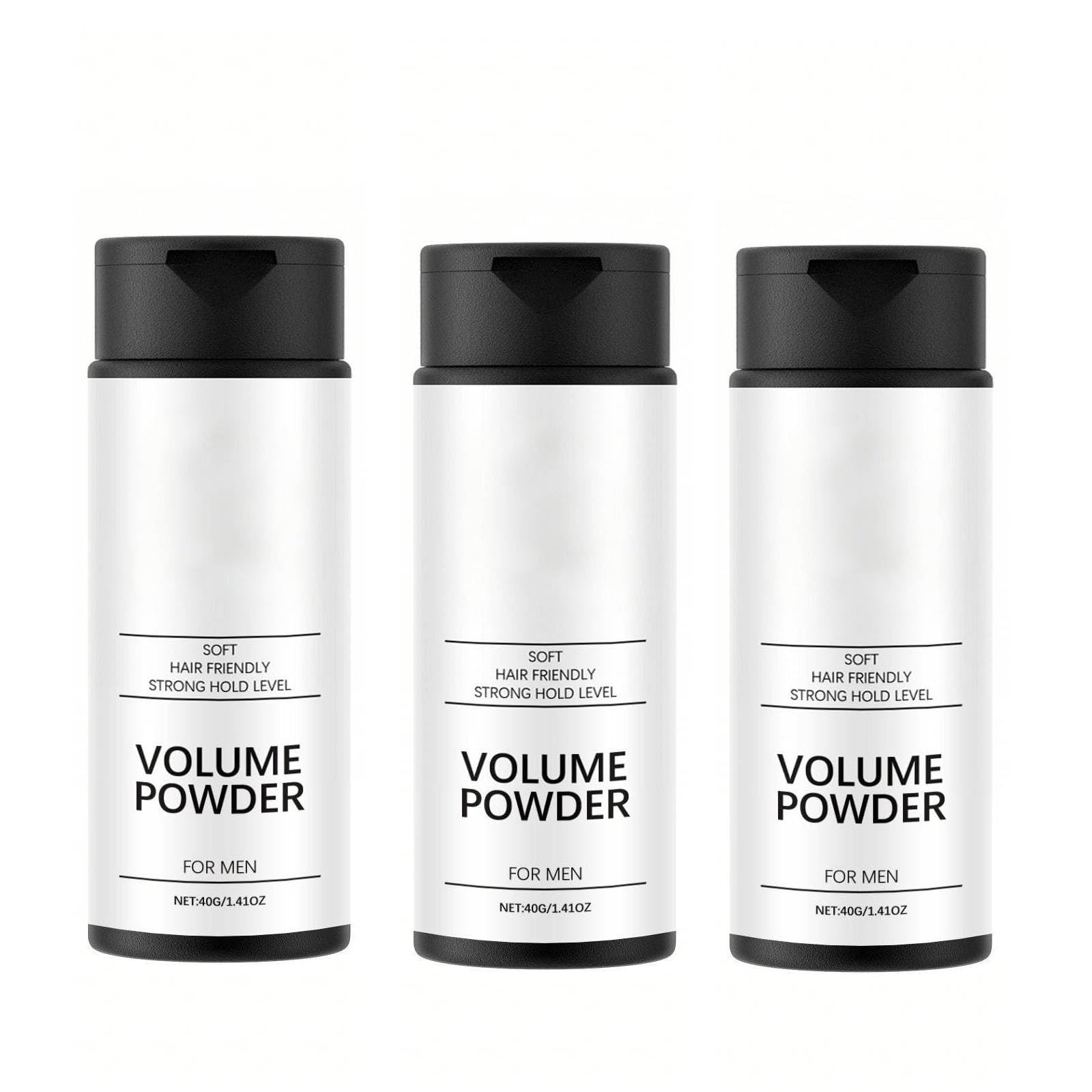 Mens Volume Powder - Hair Texture Powder for Fluffy Matte Look Oil Control Lift - Natural Ingredients Hair