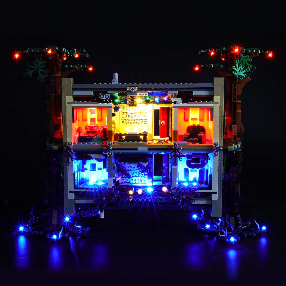 GEAMENT Kit de Luces LED Compatible con Mundo del Revés (The Upside Down) - Compatible con LEGO 75810 (Juego Modelo no Incluido)