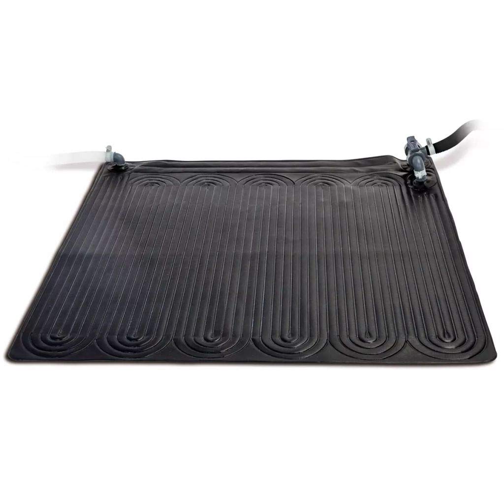 Intex Tappeto Solare Termico 2 pz PVC 1,2x1,2 m Nero 28685