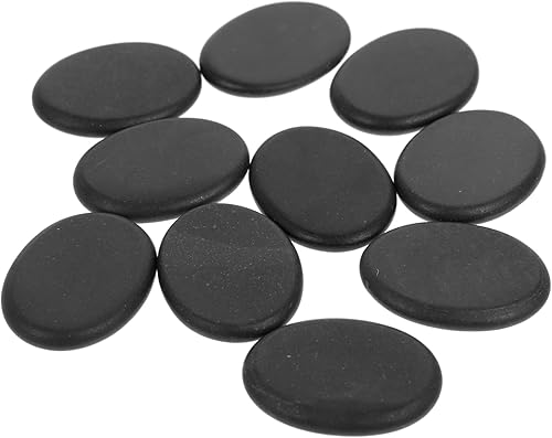 10 Uds. Masaje Energético Piedra Calentada Masajeador Aceites Esenciales para Masajeador Facial Masaje Facial Rocas Grandes Juego de Piedras