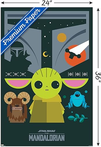 Miniatura 3 de Trends International 24X36 Star Wars The Mandalorian - Geo Pop Group Wall Poster
