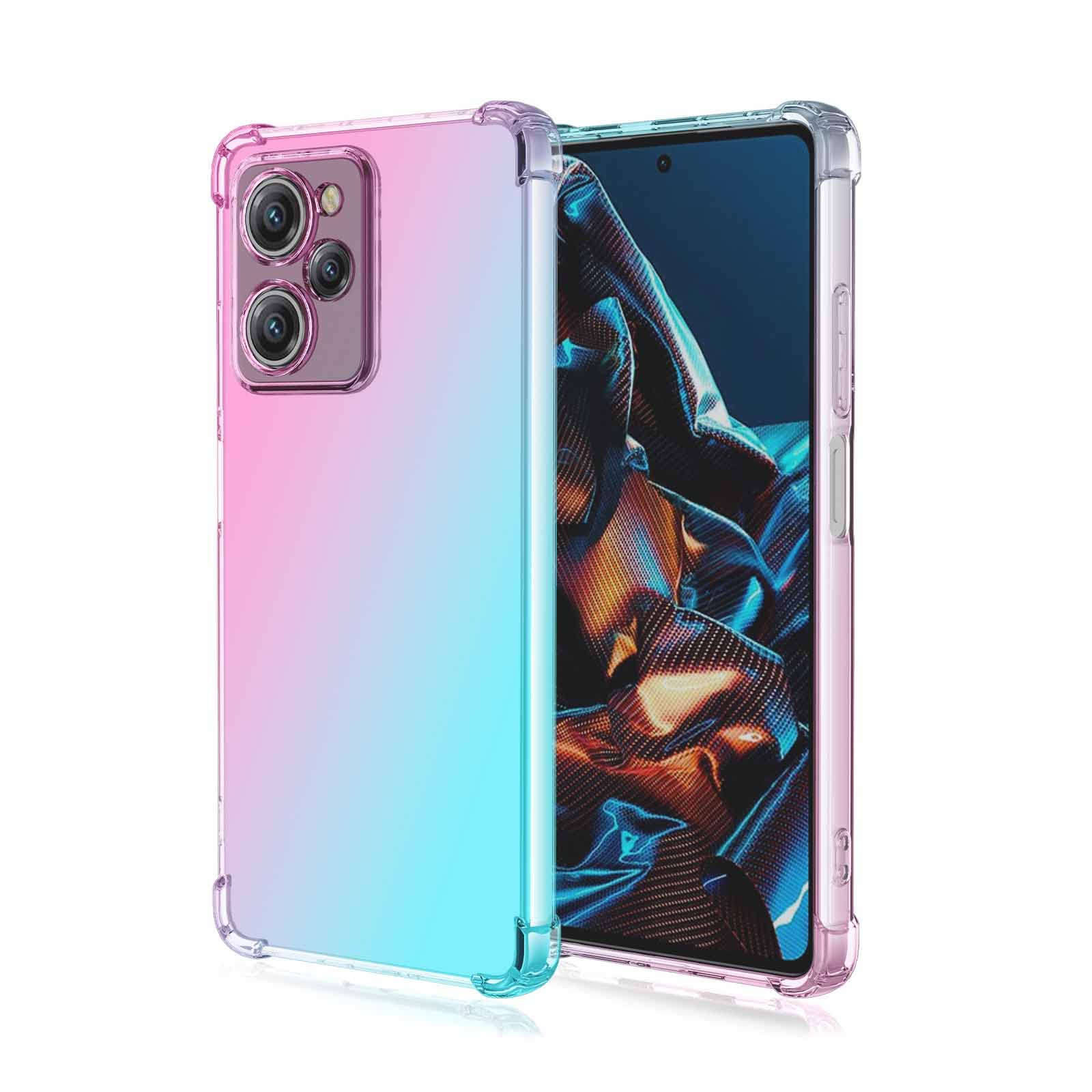 Funda TPU Degradada Para Xiaomi Redmi Note 12 Pro+ - Protección Antigolpes, Bordes Elevados, Diseño Delgado Y Transparente