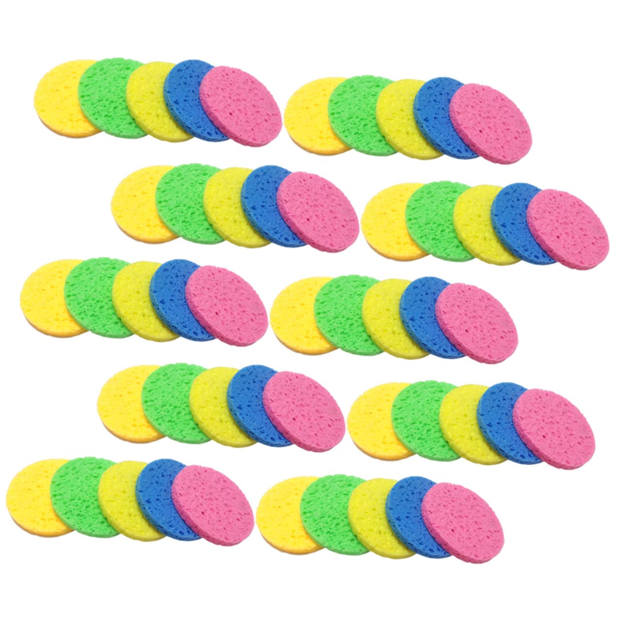 FRCOLOR 150piezas Esponjas De Maquillaje Faciales Para Limpieza y Exfoliación Suaves y Seguras Espesor