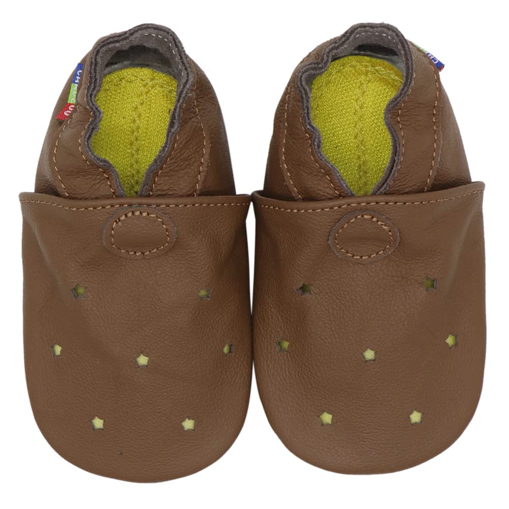 Carozoo Sandals Star Brown outdoor 12-18 Months