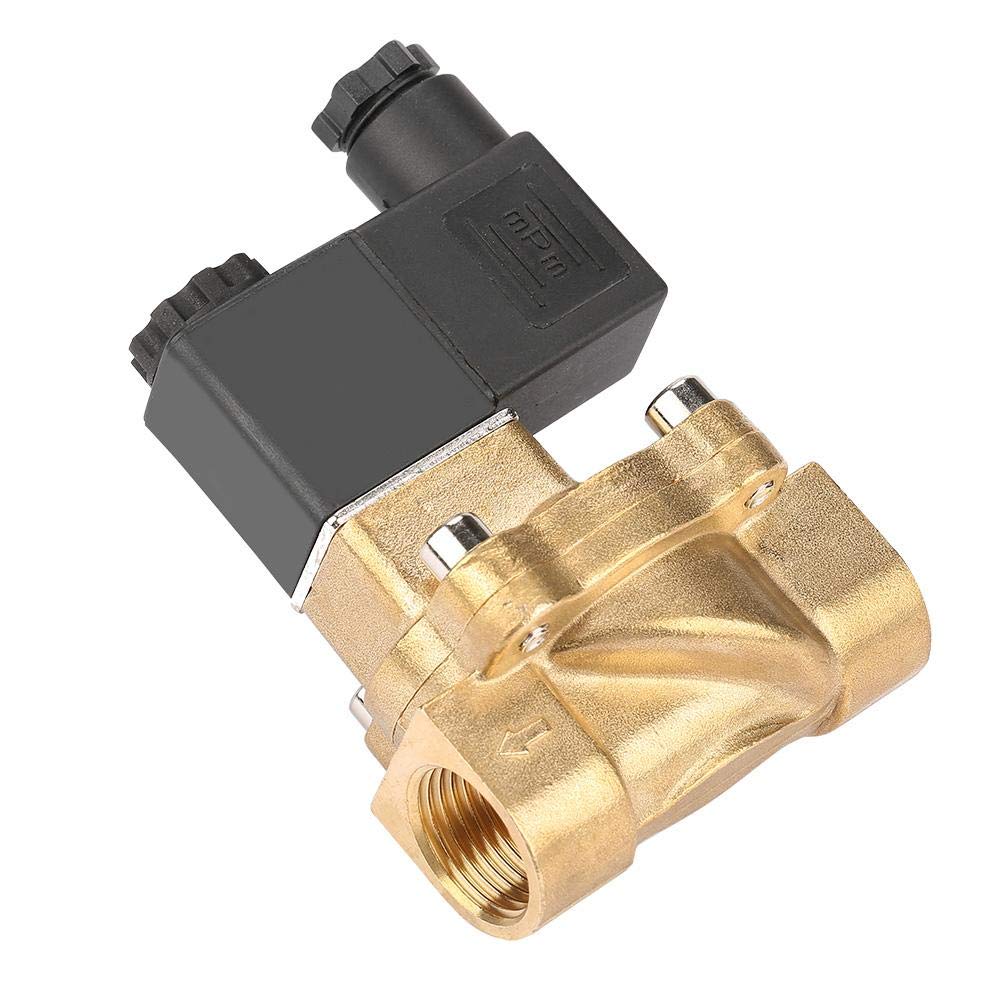 G1/2 Válvula Solenoide Eléctrica Normalmente Cerrada de Dos Puertos de Dos Posiciones Operada Por Piloto de Aire Aceite de Agua (DC24V)