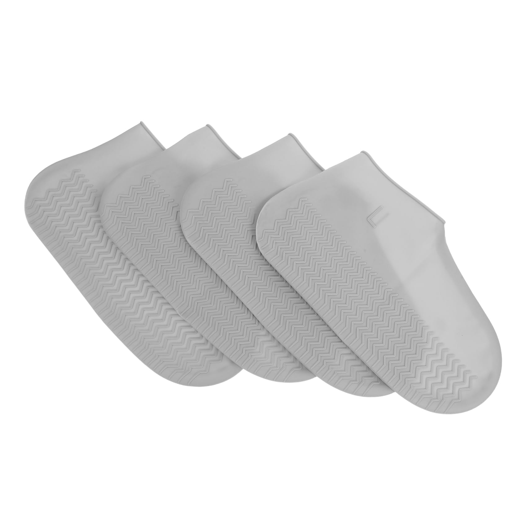 Gogogmee 2 Pairs Silicone Shoe Covers Non Slip Reusable Rain Protectors for Men and Women for Hiking Cycling Commuting Durable and Portable Design