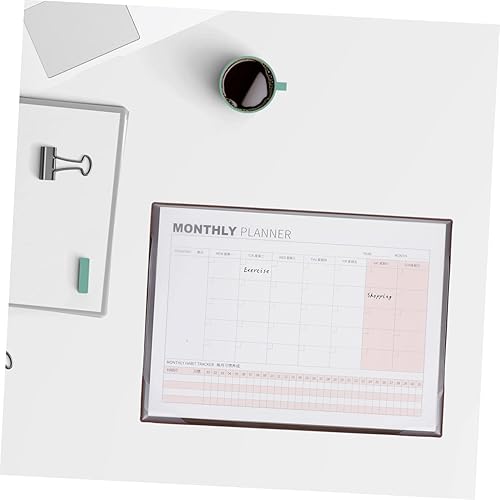 Miniatura 3 de VILLCASE Sheet Calendar To Do Planner Notepad Monthly Desk Calendar Inspirational Goal Tracker Goals Notebook Daily Planner Weekly Student Kraft