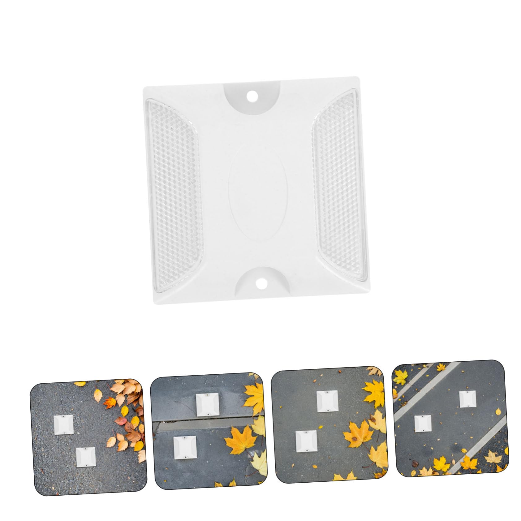 SHINEOFI 3 series Reflectores Para Reflectores Para Carreteras Tacos Reflectantes Para Pavimento Marcadores Reflectantes Para Peatones 10 piezas x 3