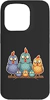 Vista 14 de Chicken: My Cluck Crew, Three Big Hens + Four Tiny Chicks Case for iPhone XR