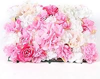 Vista 12 de Paneles de pared de flores artificiales de 16 x 24 pulgadas, tapetes de pared de flores de seda para jardín al aire libre, patio, valla, valla de 4