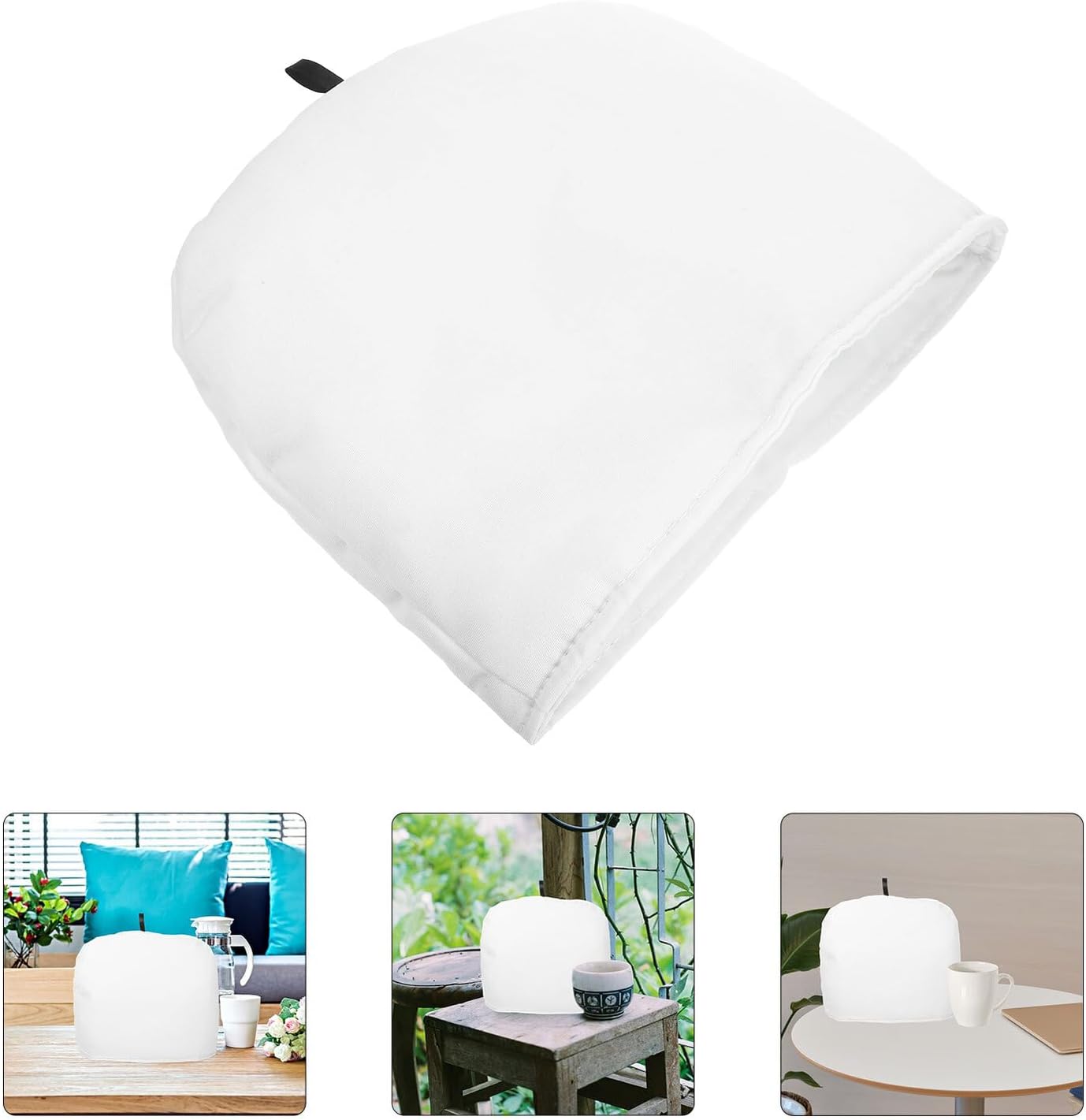 Garneck White Tea Cozy for Teapot with Insulation Versatile Kettle Cover for Various Protective Heat-Resistant Pot Cozy for Hotel and Home Use Stylish Dustproof Tea Kettle Cover