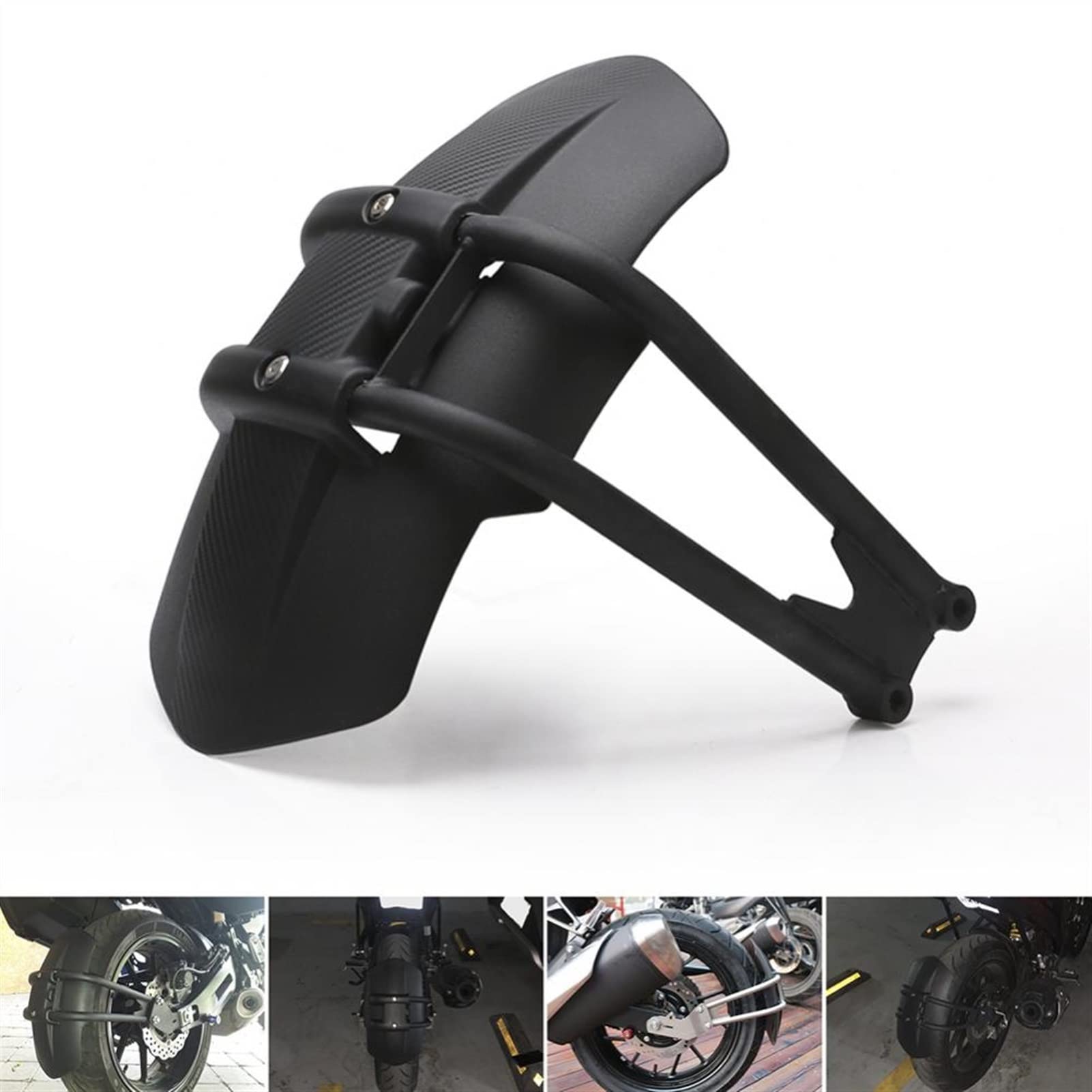 Universale Moto Plastica Modifica Accessori Parafango Posteriore Parafango Bordo per Guardia(A)