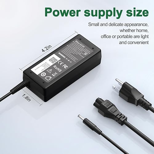 Miniatura 7 de Cargador de 65 W para cargador de laptop Dell, adaptador de CA para Dell Inspiron 15 3000 5000 Series 15-3552 3558 3565 3567 5551 5552 5555 5558