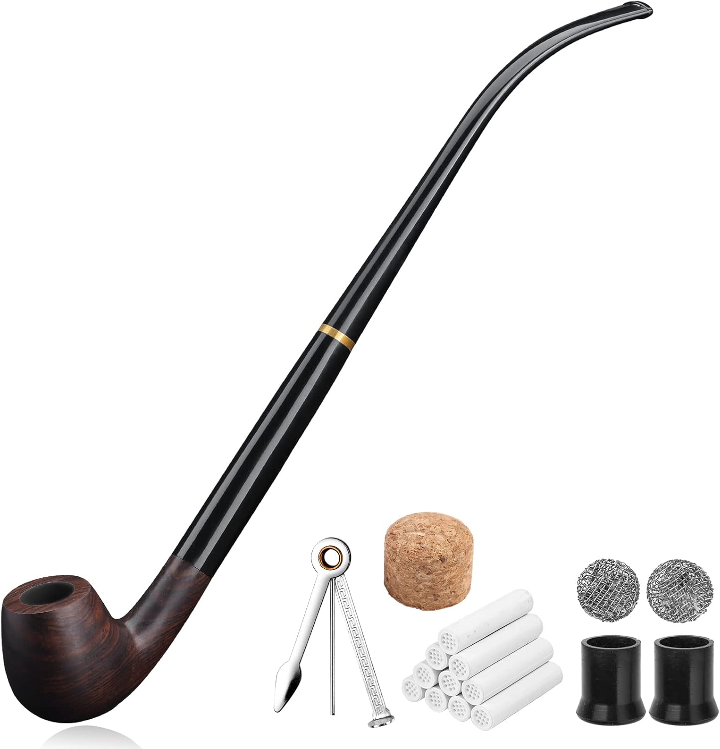Joyoldelf Smoking Pipe, 13’’ Length Churchwarden Kuwait Ubuy