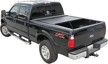 Roll-N-Lock LG119M Locking Retractable M-Series Truck Bed Tonneau Cover for 2008-2016 Ford F-250/F-350 | Fits 8 Bed , Black
