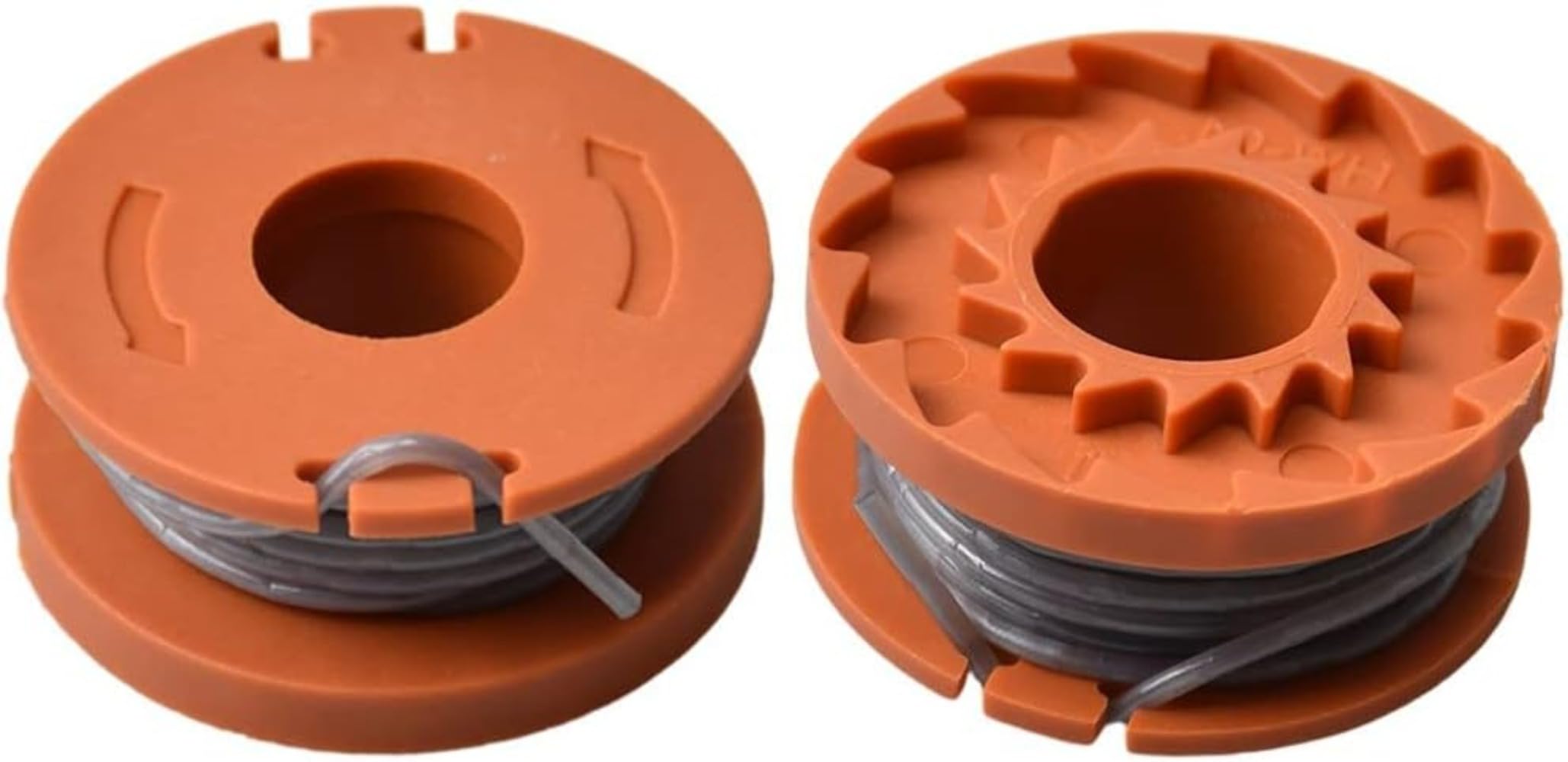 StarRing 2/4/10PCS Strimmer Spool & Line Replacement Compatible with for POWERBASE N0F-GT-300/20-E Grass Trimmer Accessories Spool Line (2PCS)
