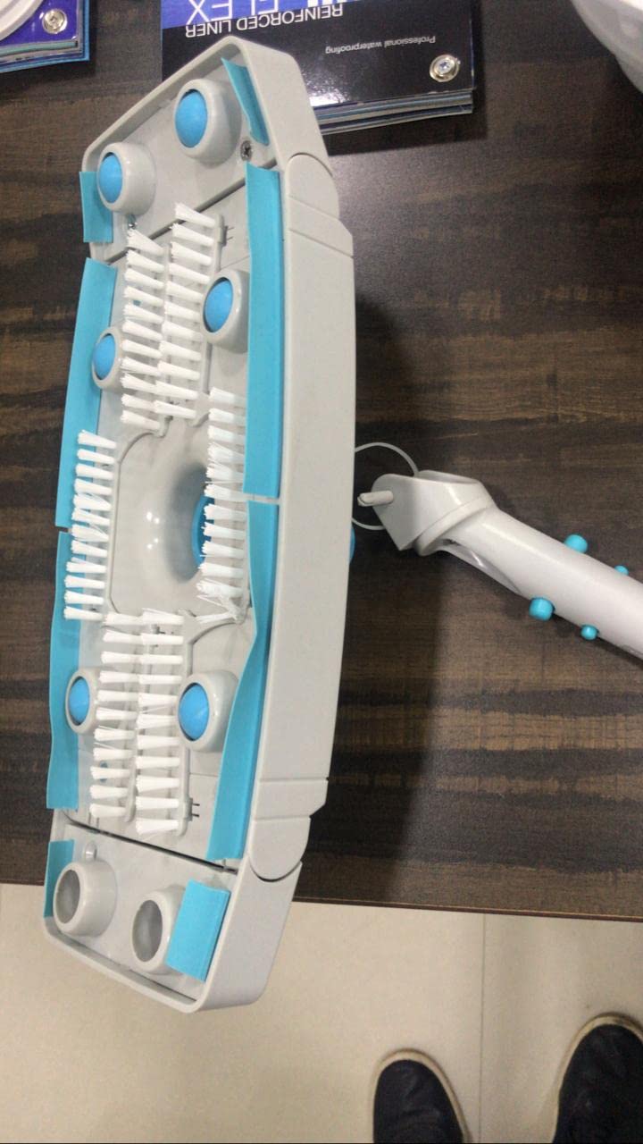 Flexible Professional Flexible Weighted Brush Swimming Vacuum Head Cleaner Spa Pool, 14 inch-image-29