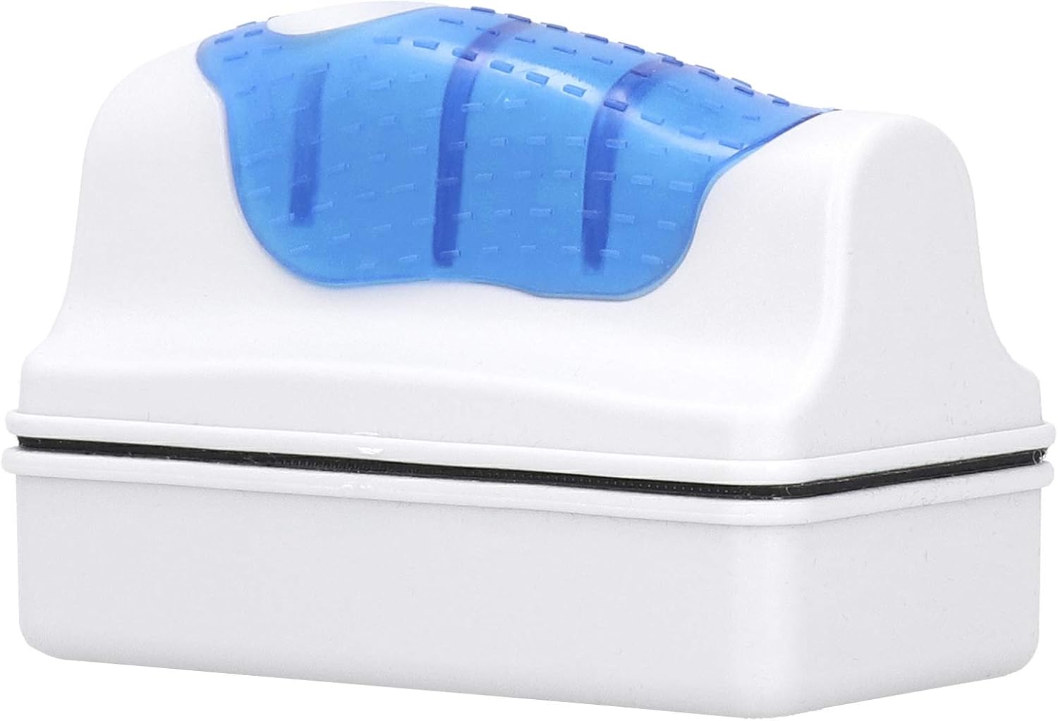 Aquarium Strong Magnetic Cleaner Brush, Glass Algaes Scraper Removal Cleaning Brush Floating Cleaner Scrubber Tool Fish Tank Algaes Cleaning Tool with Non Slip Griped Handle