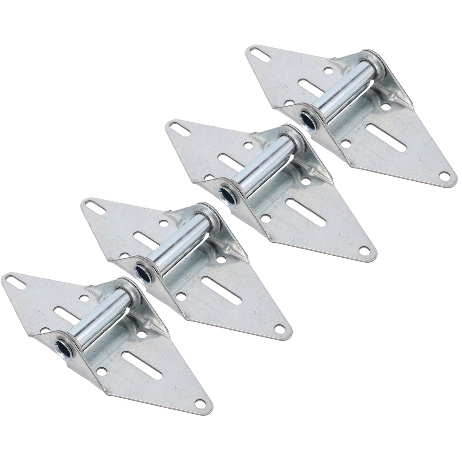 Charnières de porte de garage n° 14 en acier galvanisé avec vis Asixxsix paquet de 4
