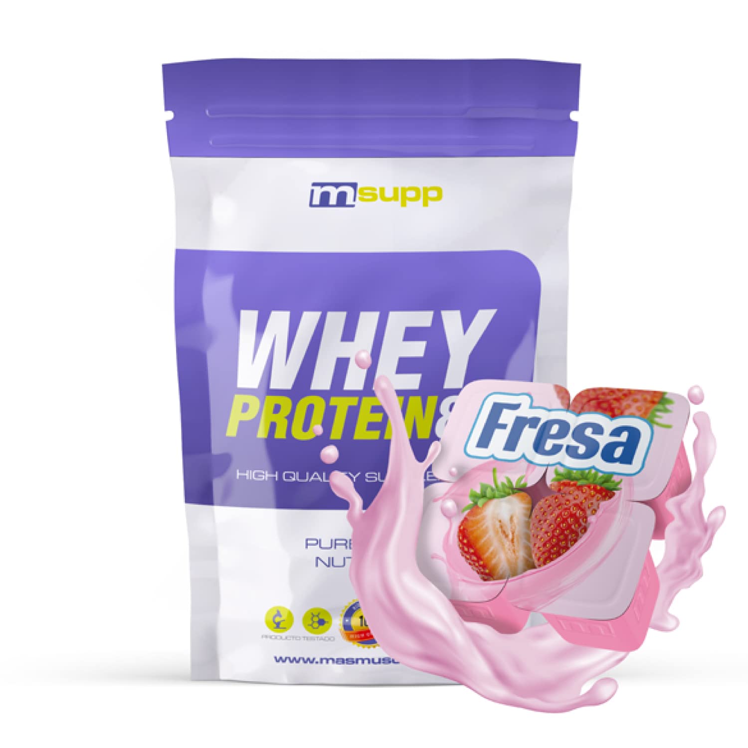 MASmusculo - Whey Protein80-500 g - Choco Surprise - Suplemento Deportivo Puro de Calidad - Proteína Whey - Con Lacprodan de Arla y Suero de Leche - Ayuda a Aumentar la Masa Muscular — view 41