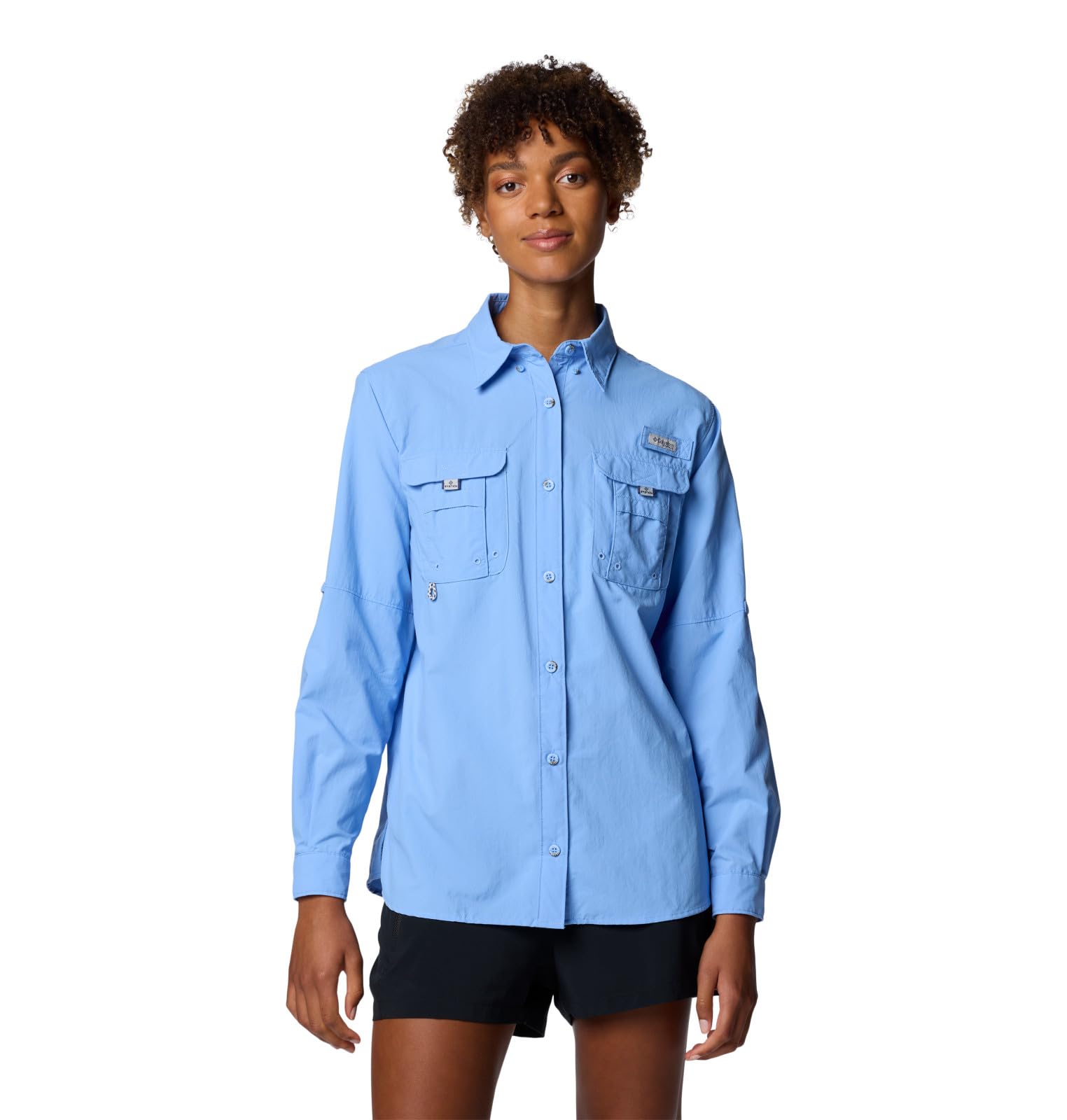 Columbia Women's Bahama Ii Long Sleeve Clothing, White Cap, M