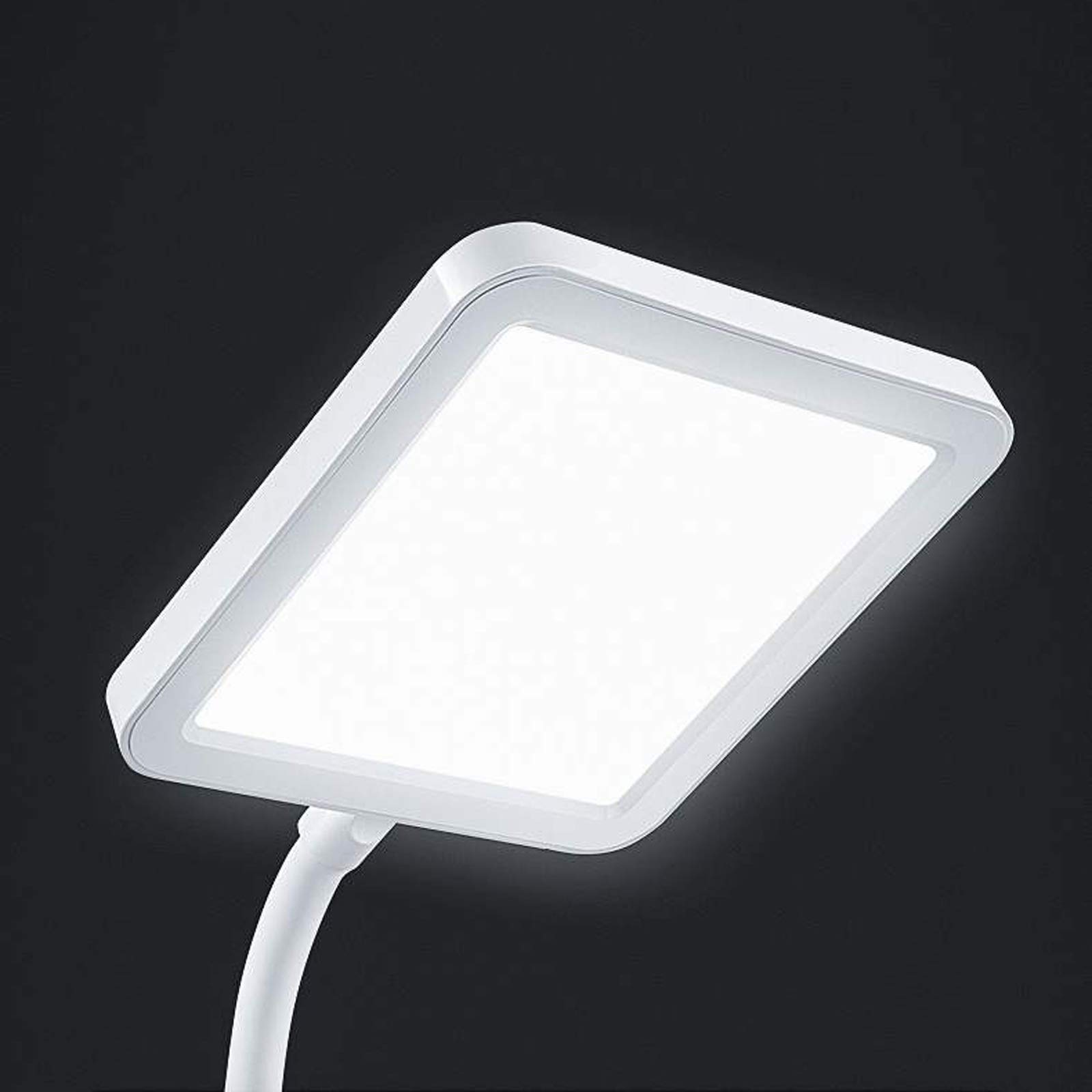 Lampada da Tavolo Lampada da Lettura Multifunzionale Lampada da scrivania a LED dimmerabile Continua con portapenne e Display Sveglia, Lampada da scrivania Plug-in Touch Control lampade da Comodi