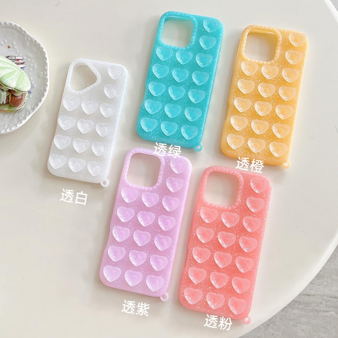 Amazon.co.jp: RNOZX For iPhone 16 Pro用 ファッション ラブハート