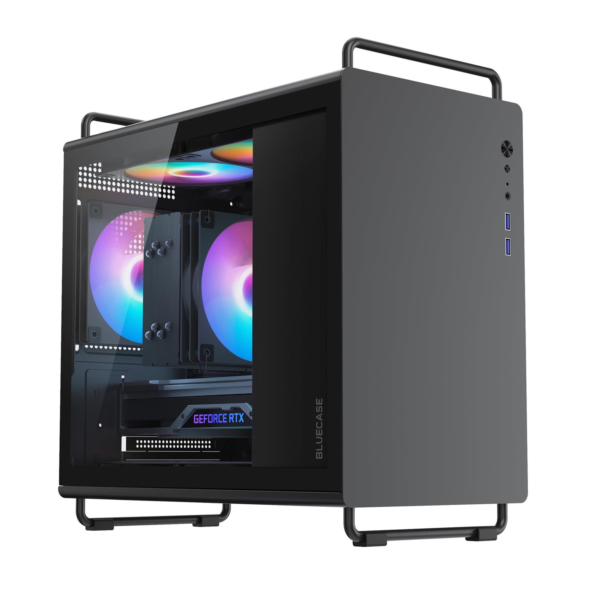 Gabinete Gamer BG-056 Tiny Pro com 5 Fans ARGB - Bluecase