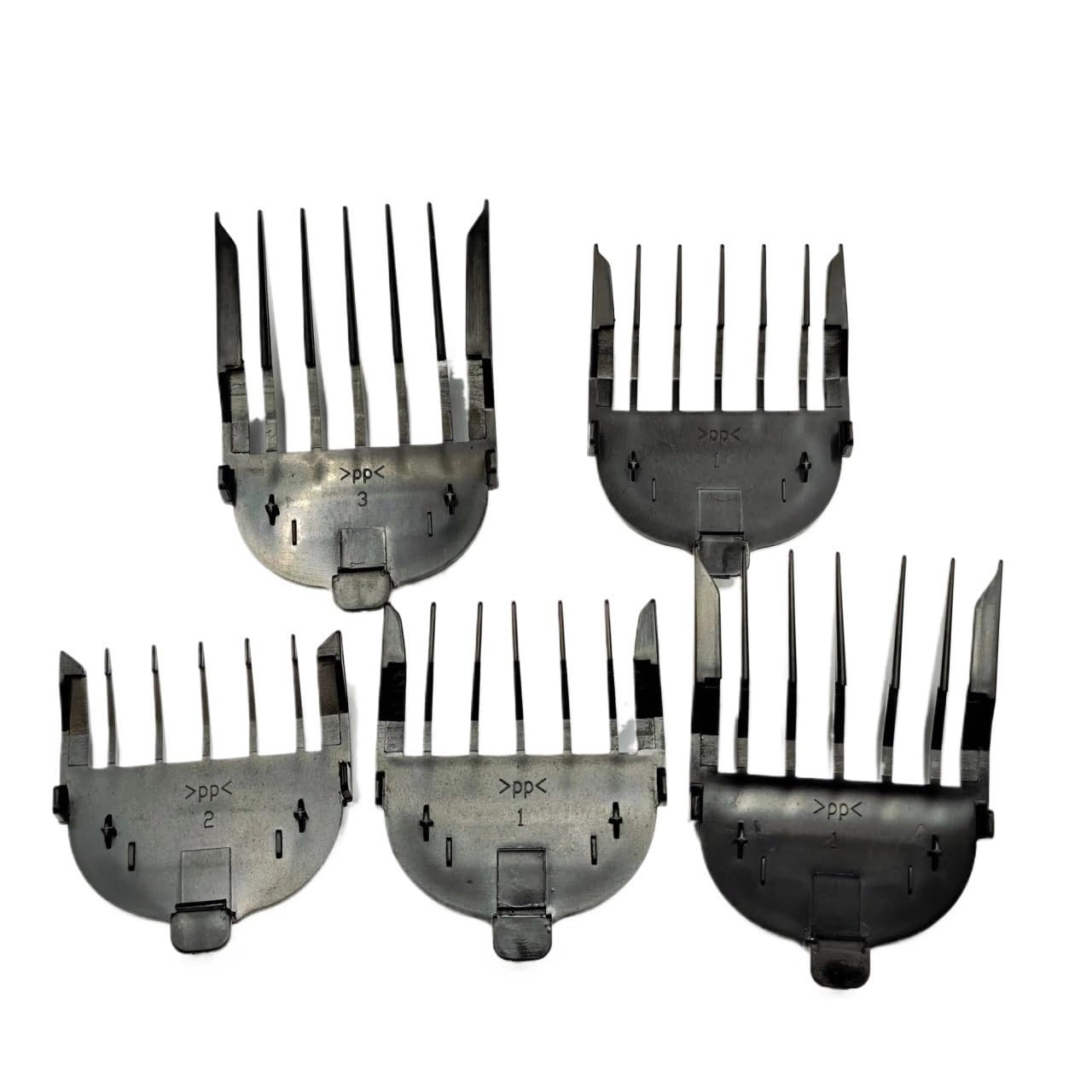 Juego De Peines Cortapelos De 3 Mm, 6 Mm, 9 Mm, 12 Mm Y 18 Mm