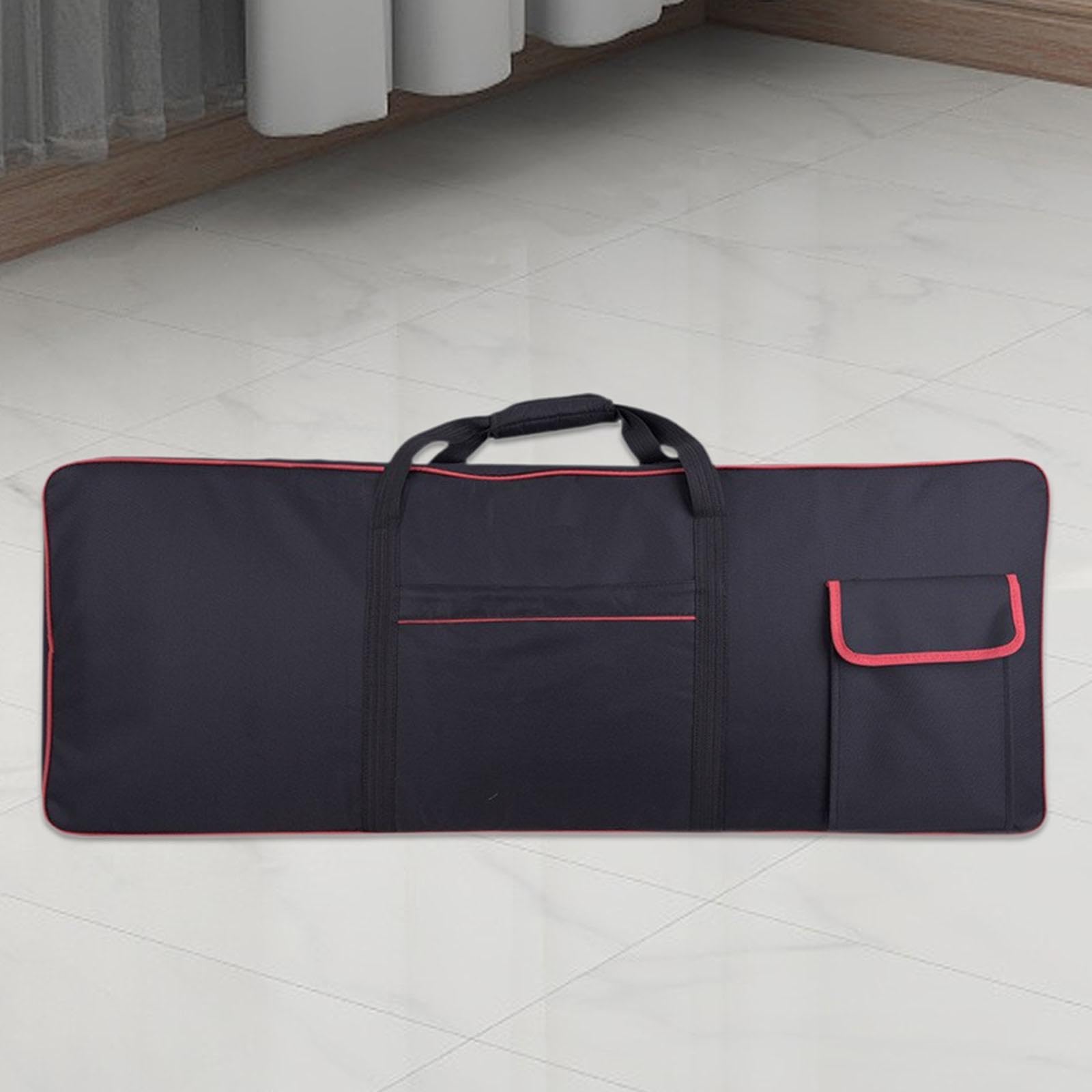 61-Tasten-Keyboardtasche, Oxford-Stoff, tragbar, verdickt, mit Griffen, wasserdicht, Keyboard-Gigbag für Konzerte