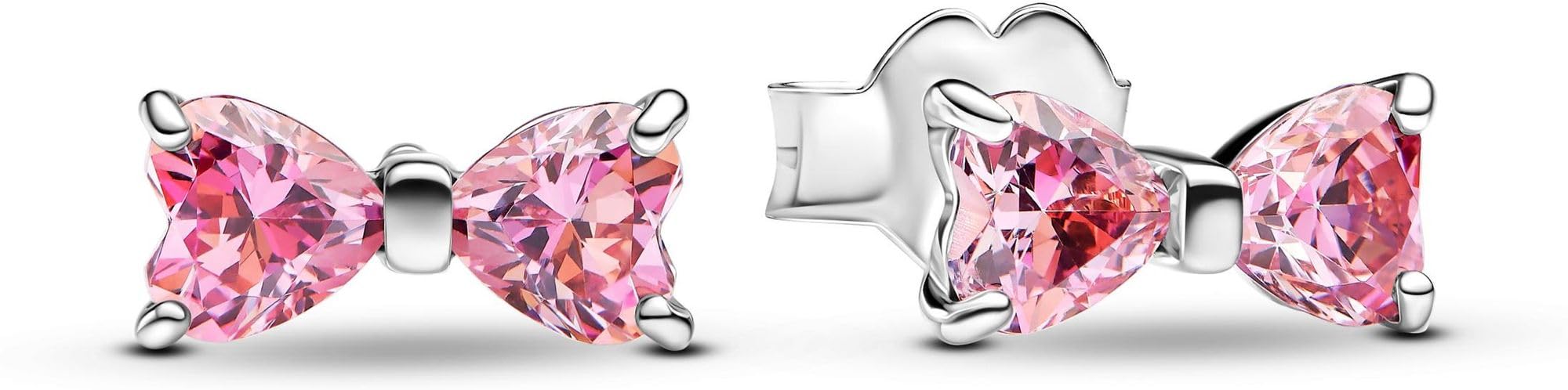 Pandora Sterling silver Cubic Zirconia Pink 293505C01 Orecchini