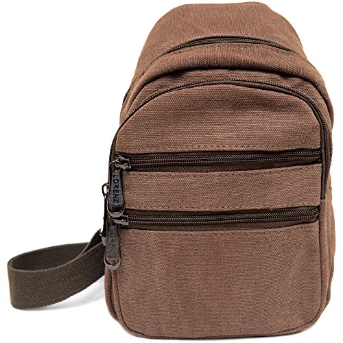 WYE-LEATHER-MensLadies-WorkTravel-100-Canvas-HolidaySummer-BackpackRucksack